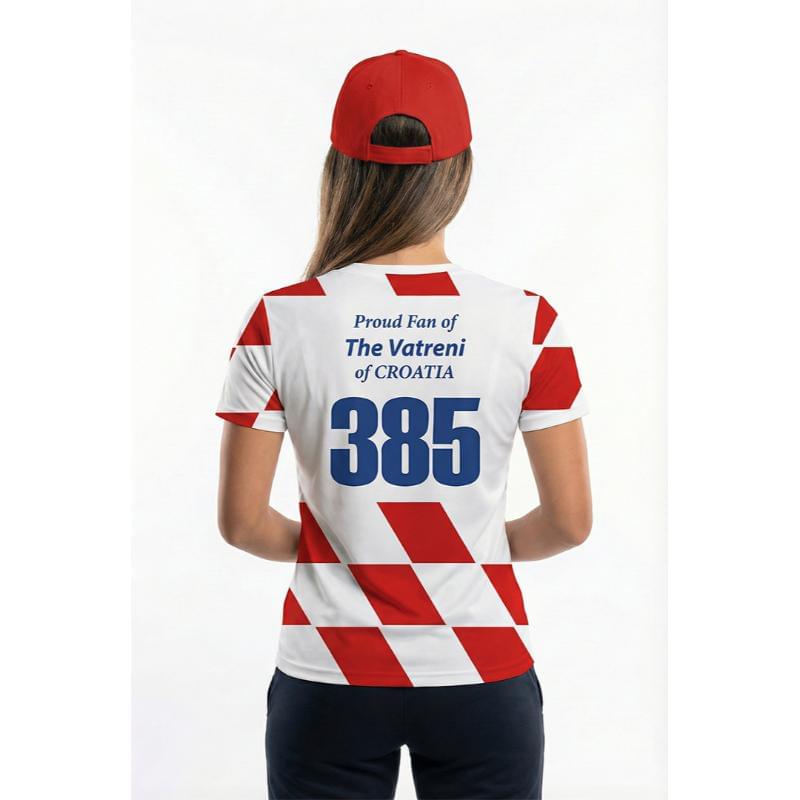 Croatia Jersey Back